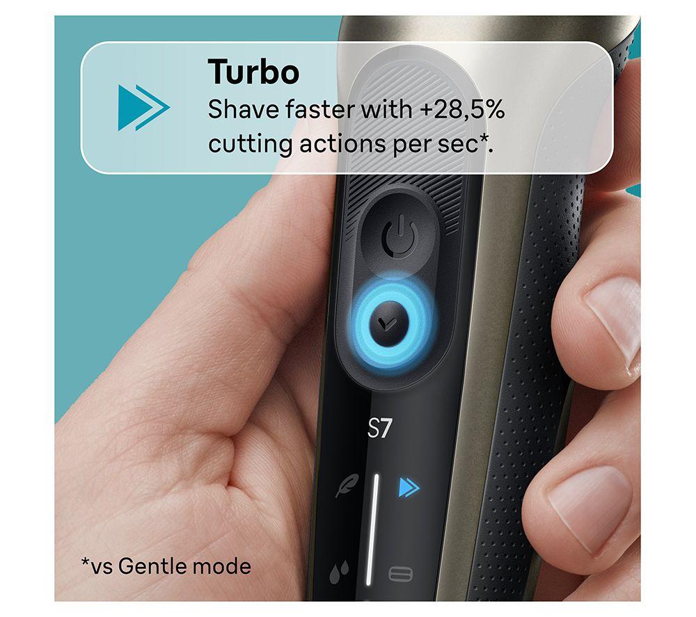 BRAUN Series 7 72-C7650CC Wet & Dry Foil Shaver & 4-in-1 SmartCare Centre - Gold