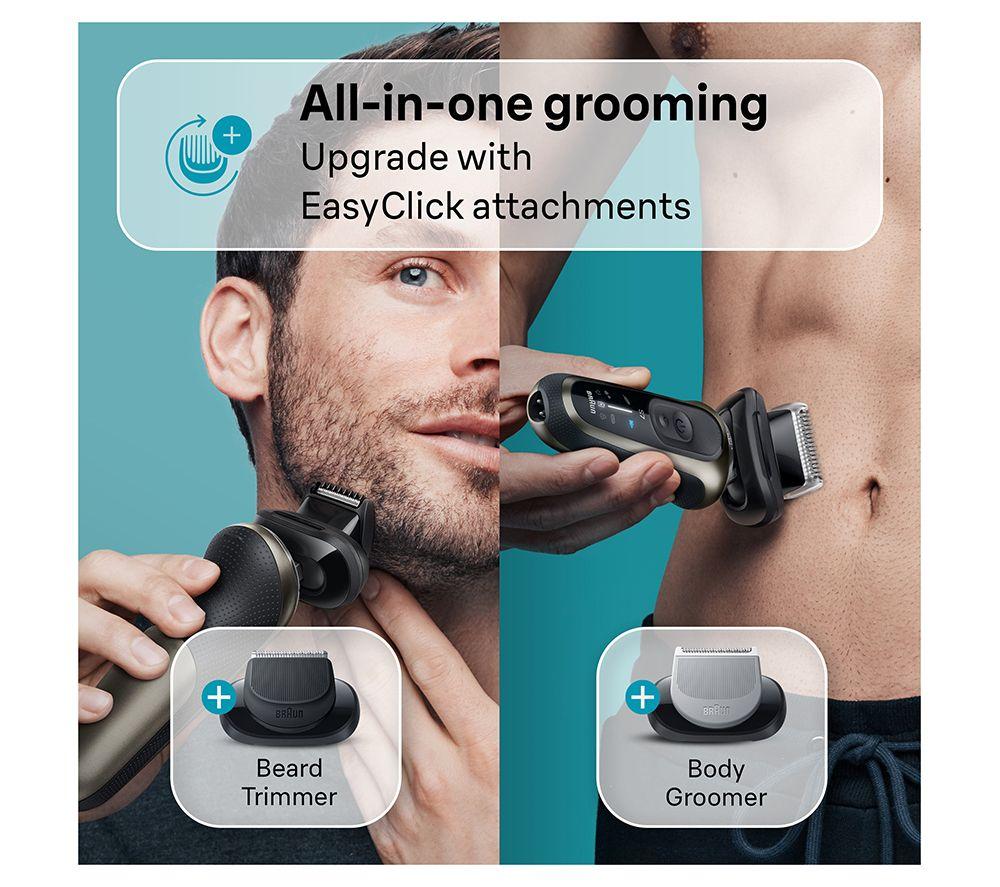 BRAUN Series 7 72-C7650CC Wet & Dry Foil Shaver & 4-in-1 SmartCare Centre - Gold