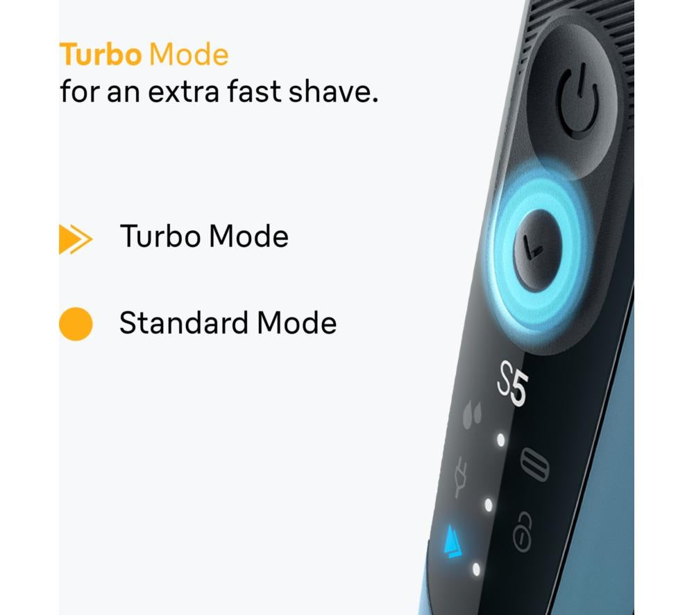 BRAUN Series 5 52-A1000S Electric Shaver - Azure