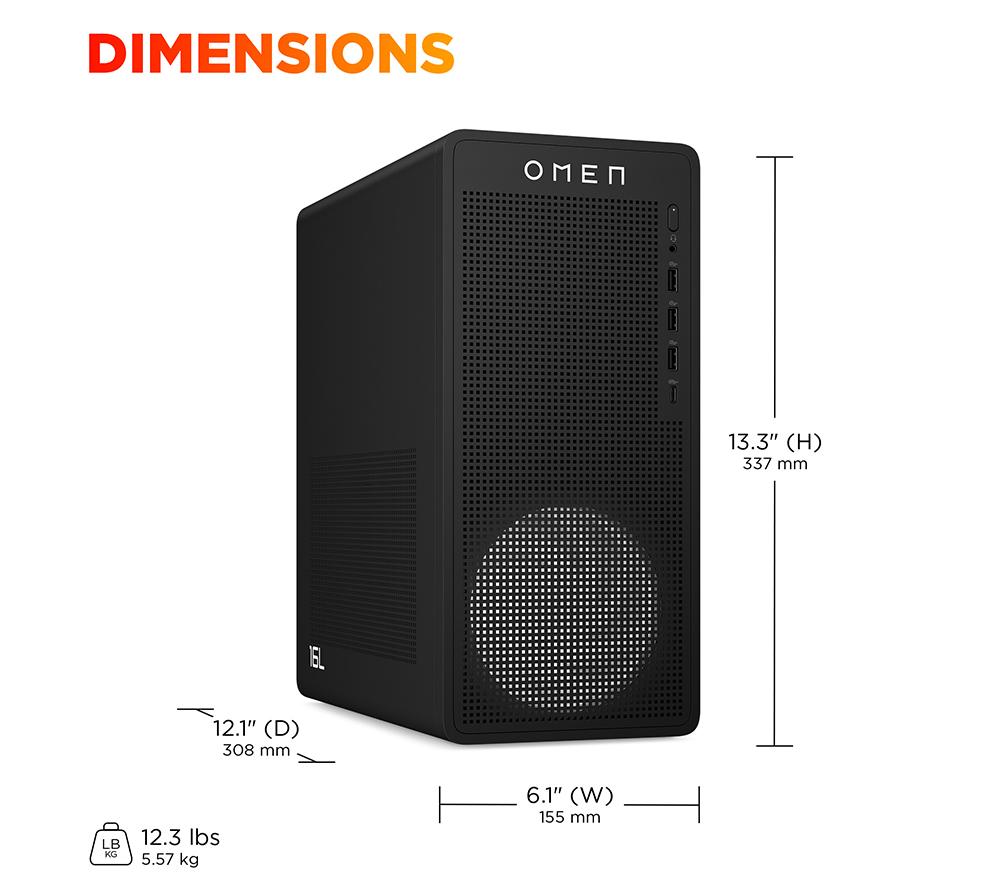 HP OMEN 16L Gaming-PC - Intel® Core™ i7, RTX 5060, 1 TB SSD