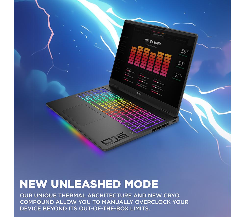 HP OMEN MAX 16-ah0502na 16" Gaming Laptop - Intel® Core™ Ultra 9, RTX 5070 Ti, 1 TB SSD
