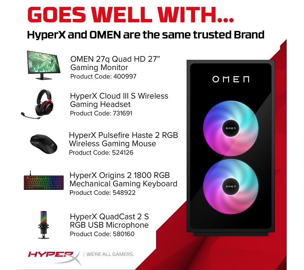 HP OMEN 35L Gaming PC - Intel® Core™ i7, RTX 5060 Ti, 1 TB SSD