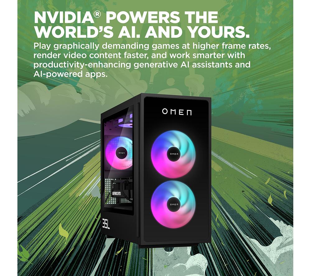 HP OMEN 35L Gaming PC - Intel® Core™ i7, RTX 5060 Ti, 1 TB SSD