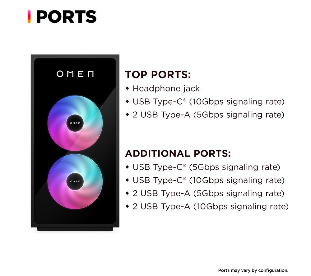 HP OMEN 35L Gaming PC - Intel® Core™ i7, RTX 5060 Ti, 1 TB SSD