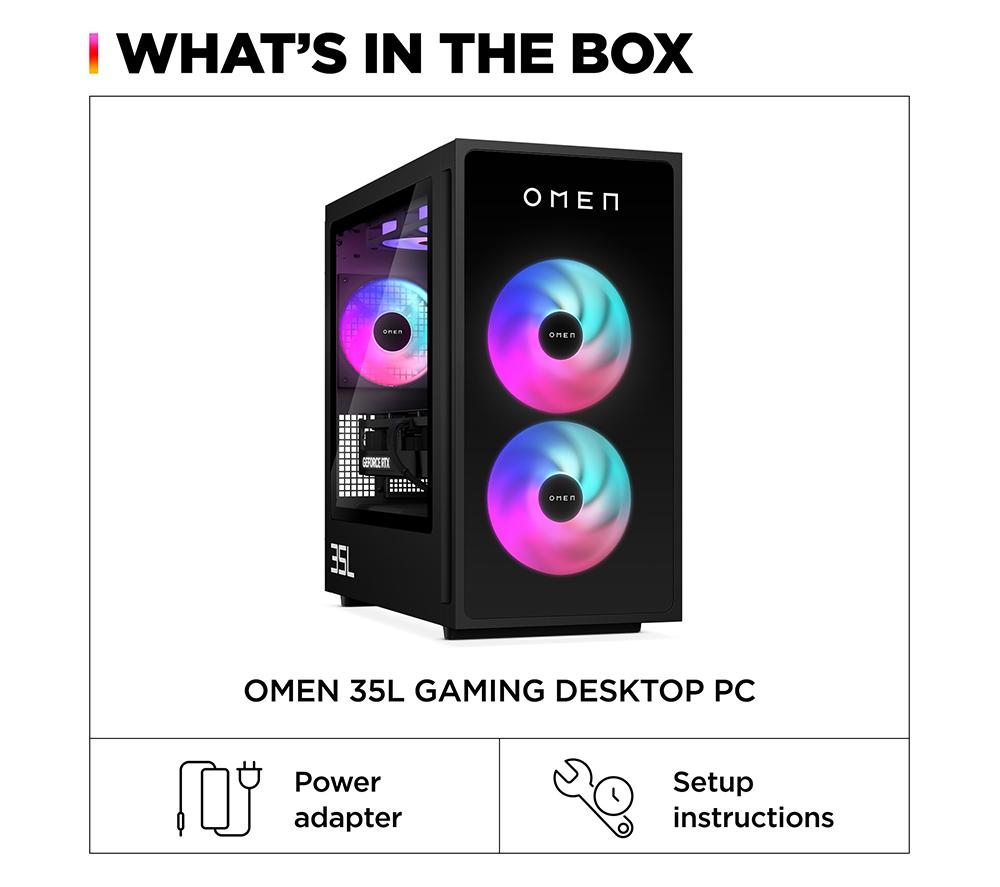 HP OMEN 35L Gaming PC - Intel® Core™ i7, RTX 5060 Ti, 1 TB SSD