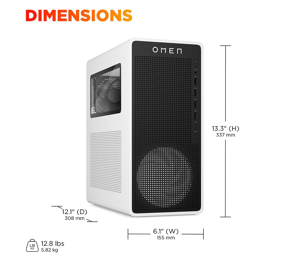 HP OMEN 16L Gaming PC - Intel® Core™ Ultra 7, RTX 5060 Ti, 1 TB SSD