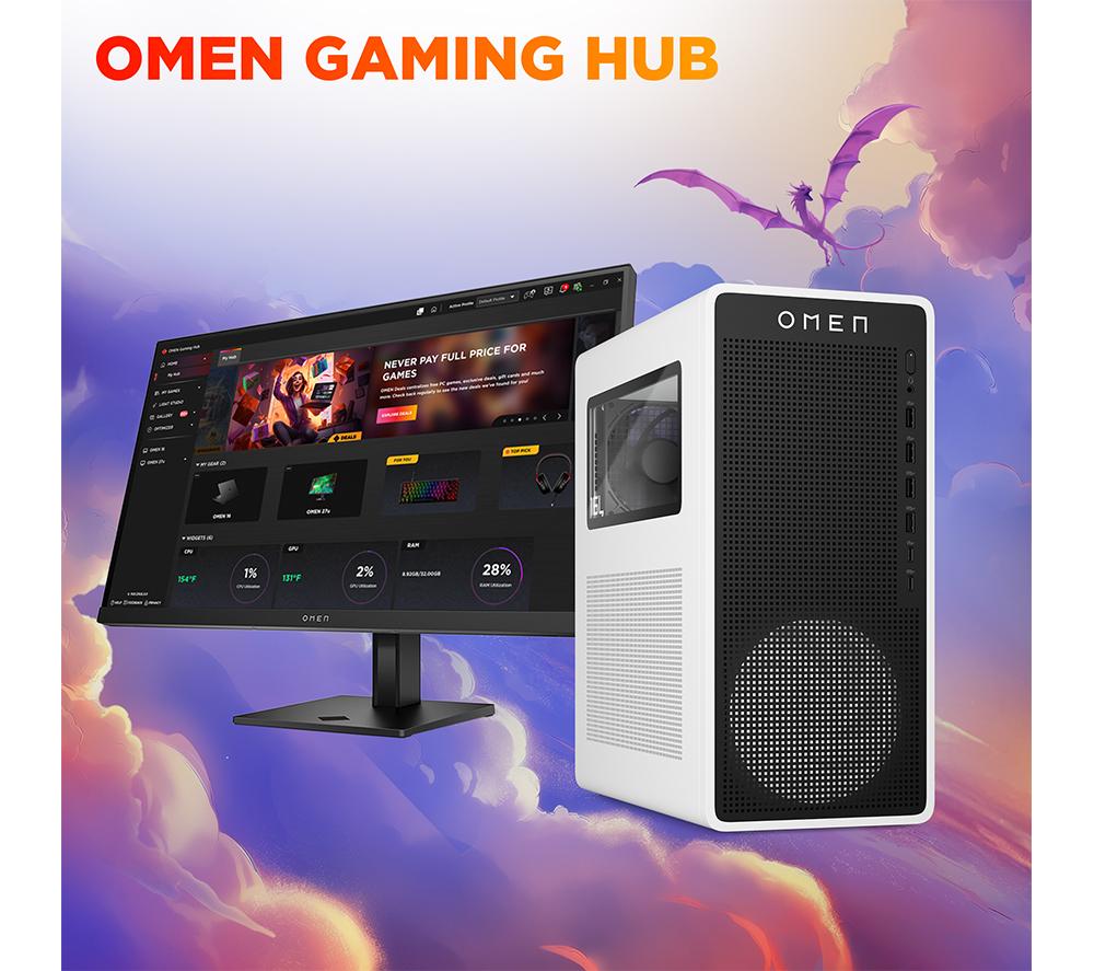 HP OMEN 16L Gaming PC - Intel® Core™ Ultra 7, RTX 5060 Ti, 1 TB SSD