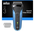 BRAUN Series 3 310s Electric Wet & Dry Shaver - Black & Blue
