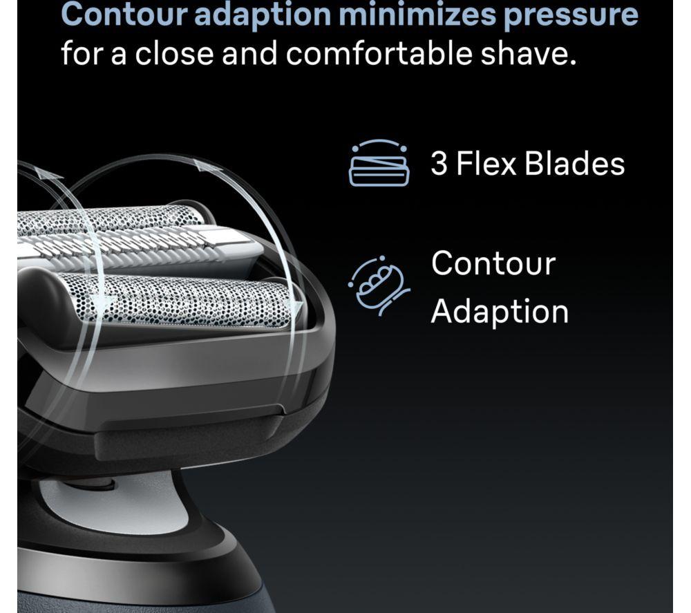 BRAUN Series 6 62-S7650cc Wet & Dry Shaver & SmartCare Centre - Silver