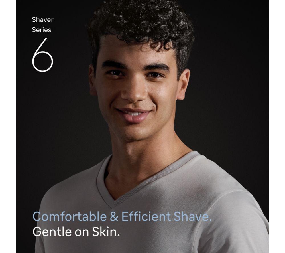 BRAUN Series 6 62-S7650cc Wet & Dry Shaver & SmartCare Centre - Silver