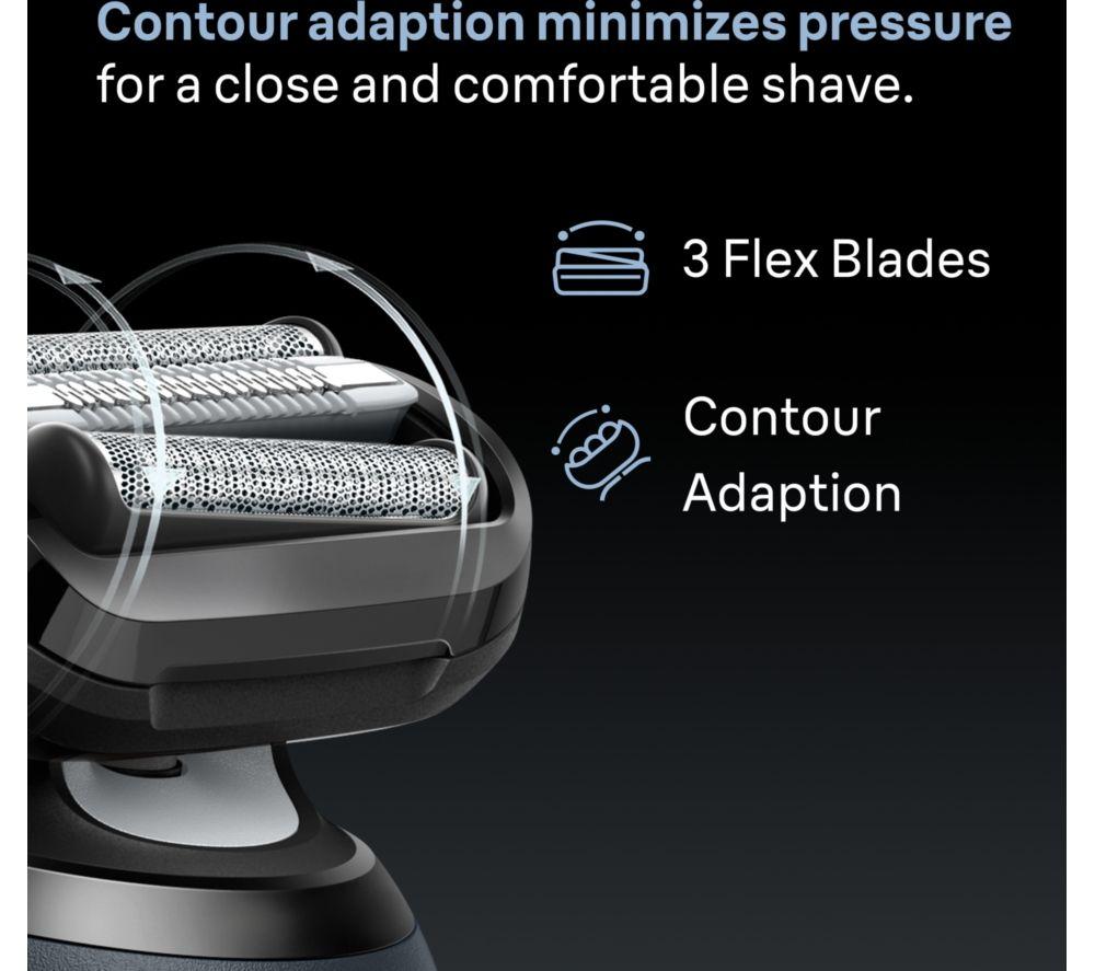 BRAUN Series 6 62-S7650cc Wet & Dry Shaver & SmartCare Centre - Silver