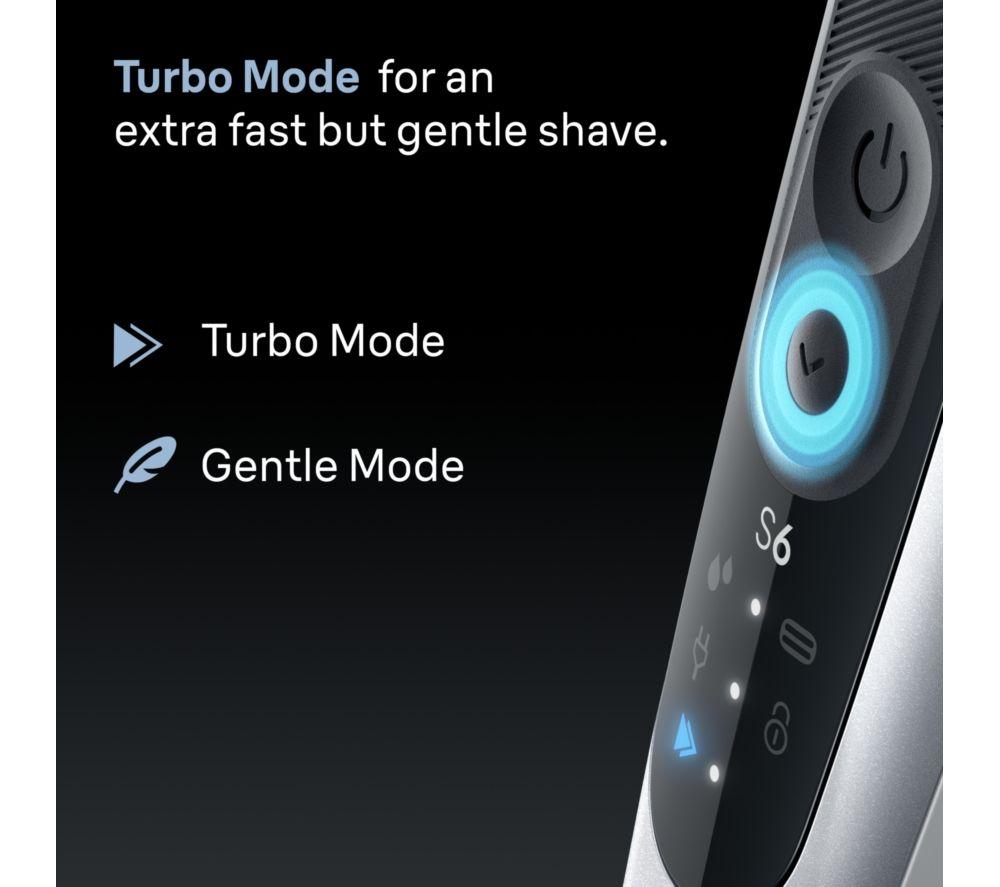 BRAUN Series 6 62-S7650cc Wet & Dry Shaver & SmartCare Centre - Silver