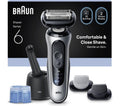 BRAUN Series 6 62-S7650cc Wet & Dry Shaver & SmartCare Centre - Silver