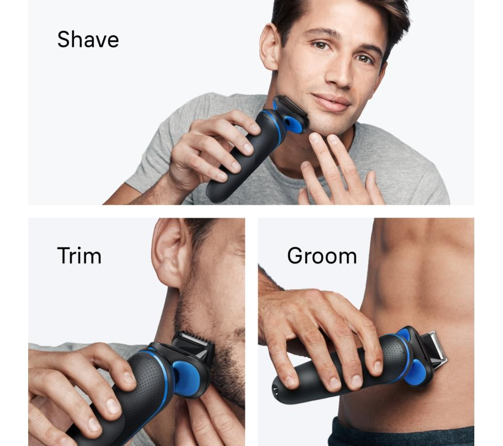 BRAUN Series 5 52-B1650s Electric Shaver - Blue