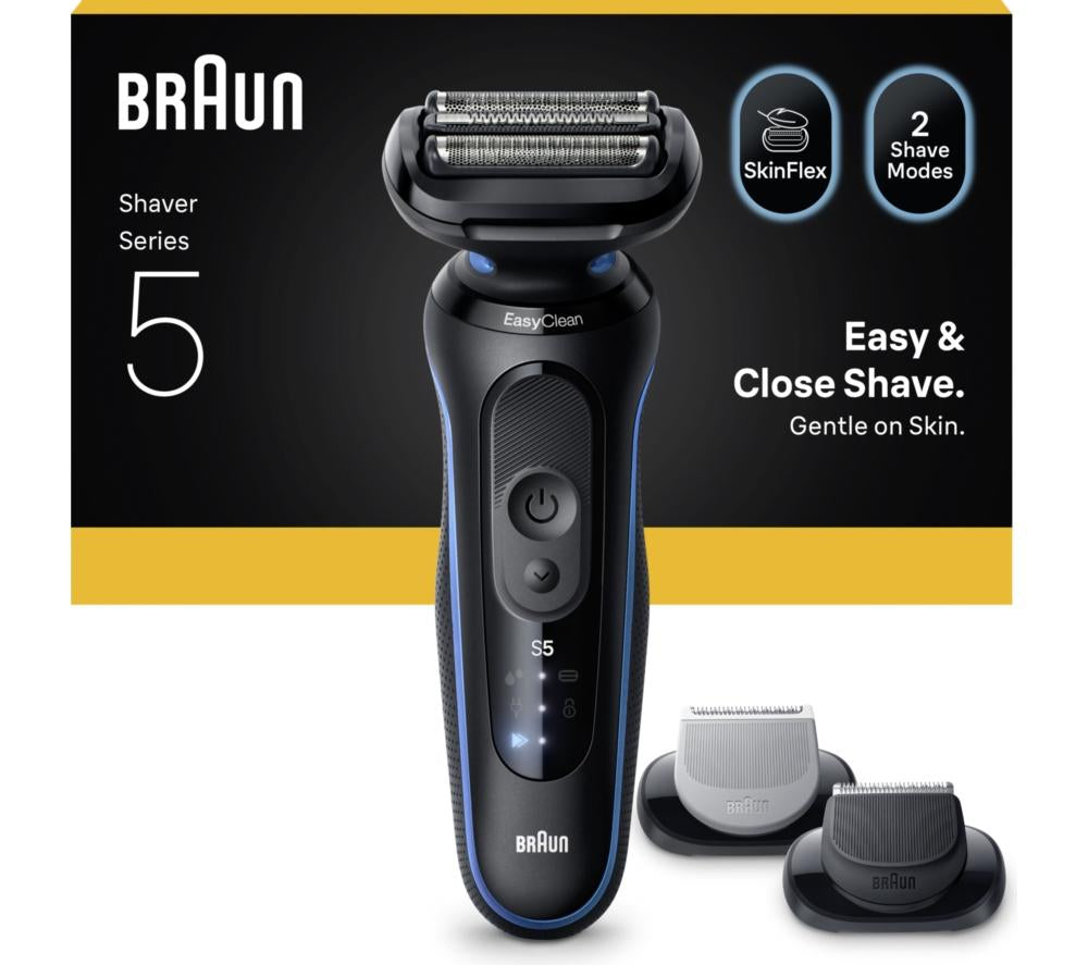 BRAUN Series 5 52-B1650s Electric Shaver - Blue