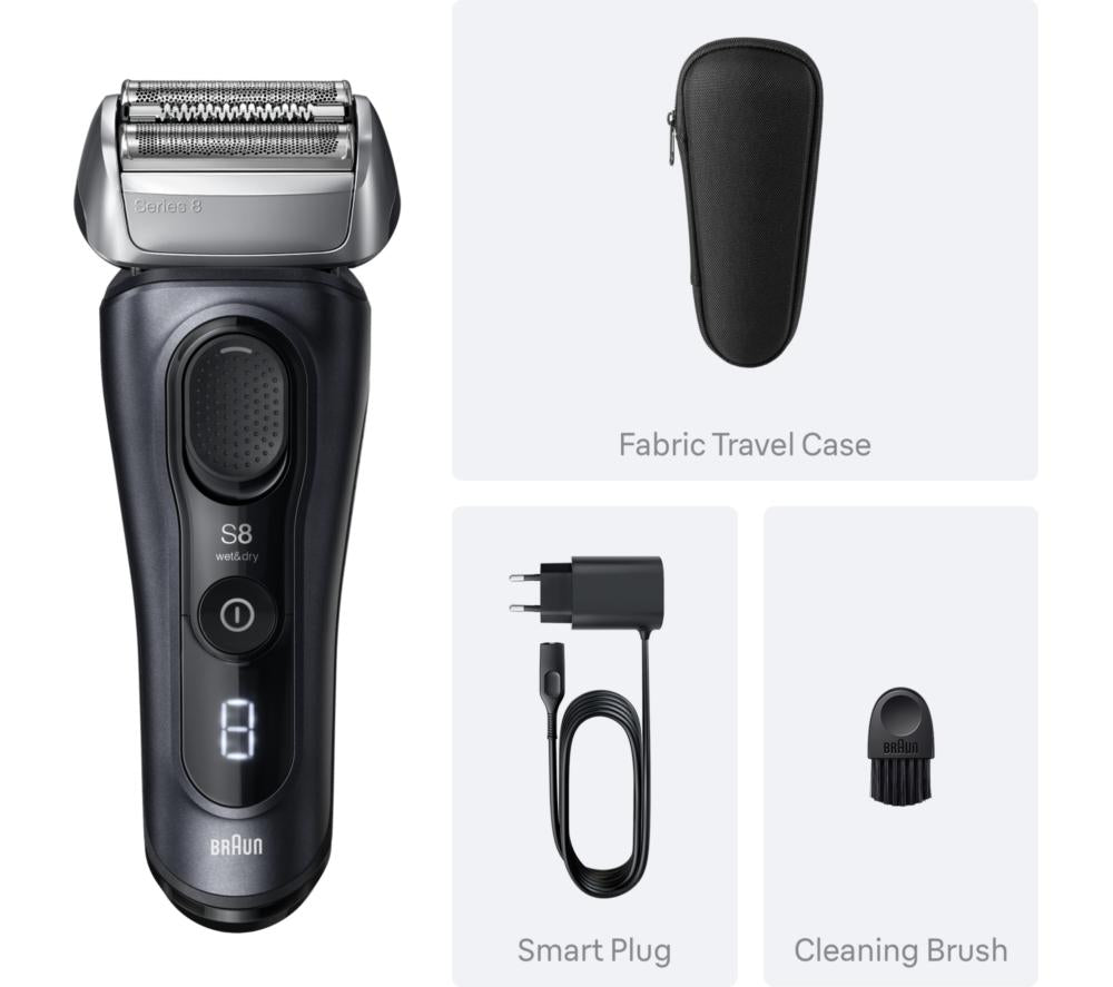 BRAUN Series 8 8603s Elektrorasierer – Grau