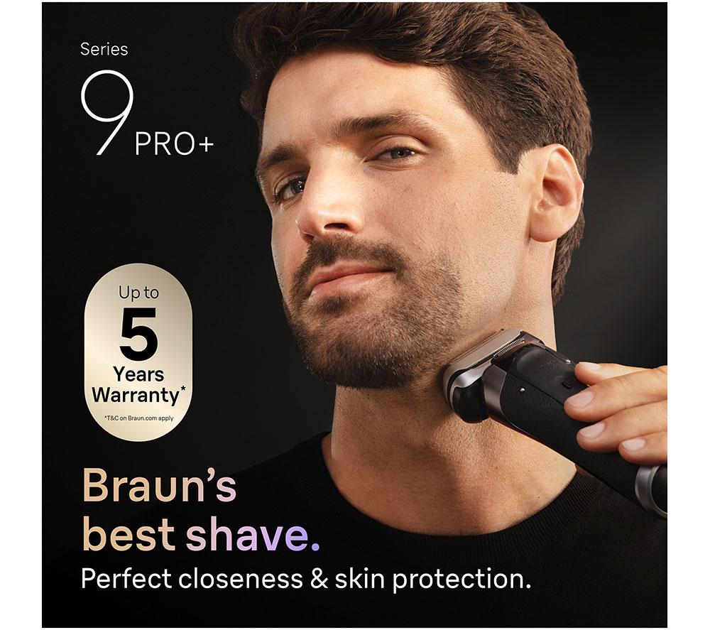 BRAUN Series 9 Pro+ 9667cc Wet & Dry Electric Shaver - Silver