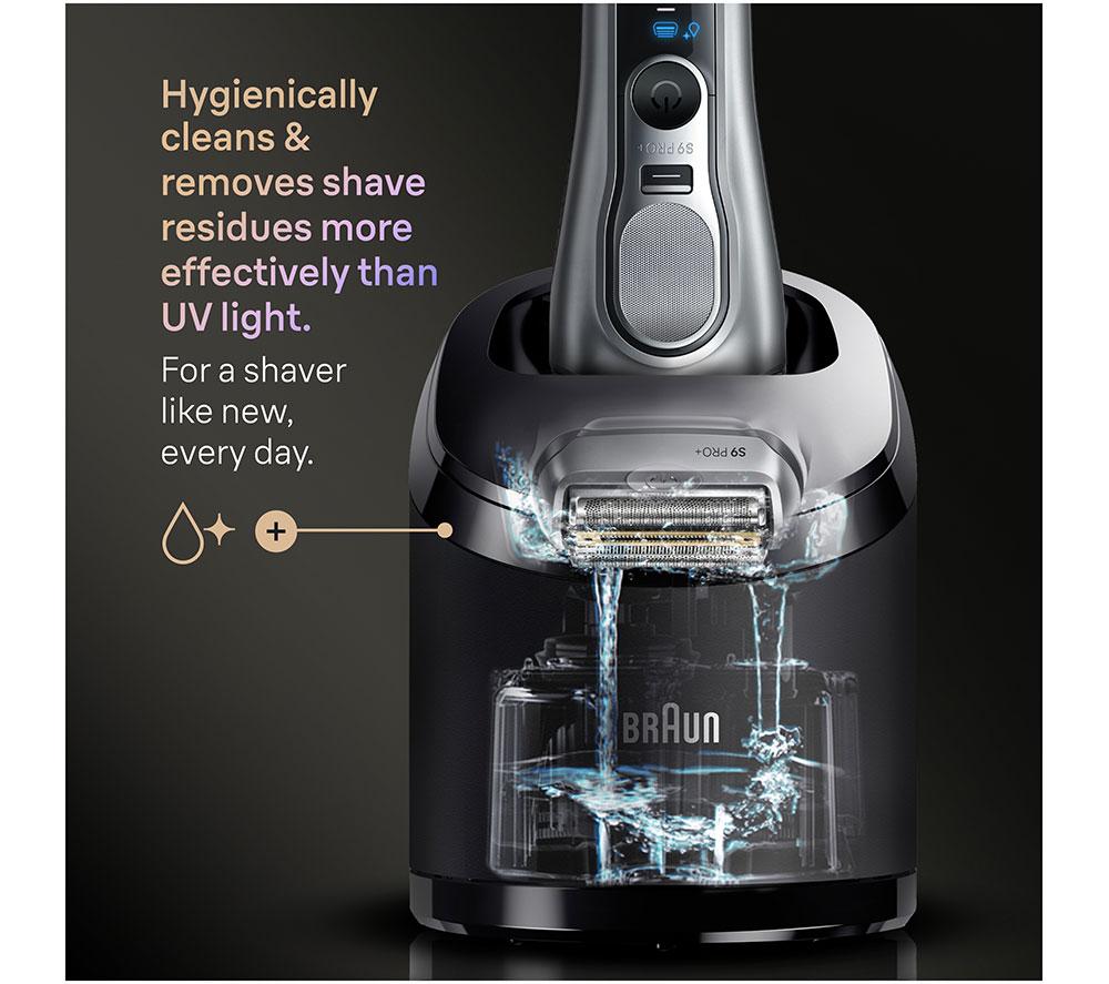 BRAUN Series 9 Pro+ 9667cc Nass- & Trockenrasierer – Silber
