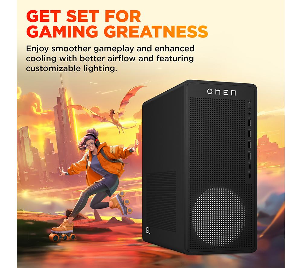 HP OMEN 16L Gaming-PC – AMD Ryzen 5, RTX 3050, 1 TB SSD