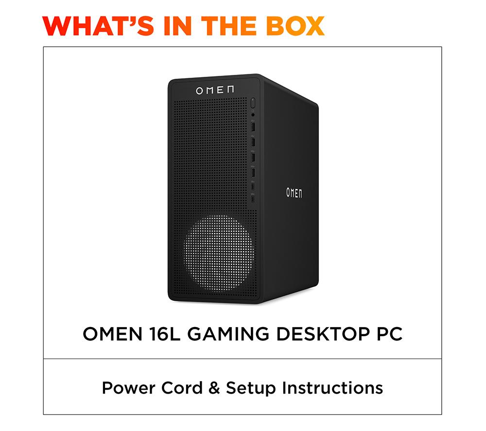 HP OMEN 16L Gaming-PC – AMD Ryzen 5, RTX 3050, 1 TB SSD