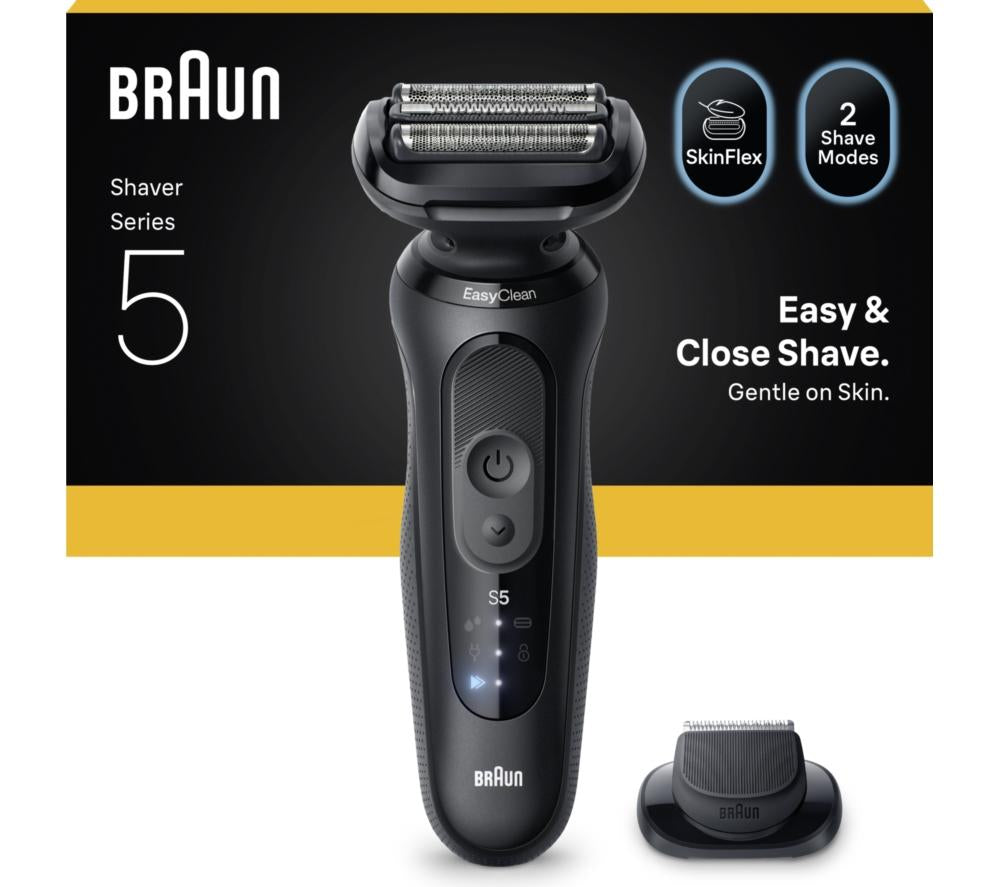 BRAUN Series 5 52-N1200s Electric Shaver - Black