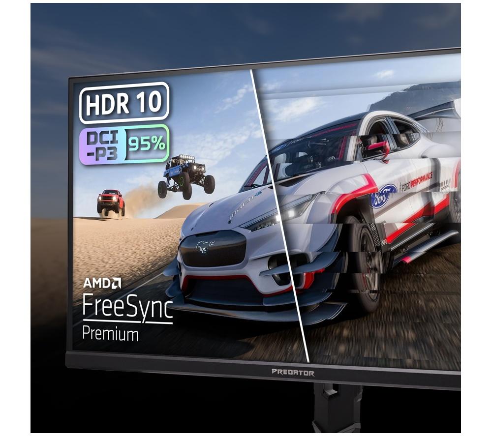 ACER Predator XB323QKV4 4K Ultra HD 31.5" IPS Dual-Mode Gaming-Monitor - Schwarz