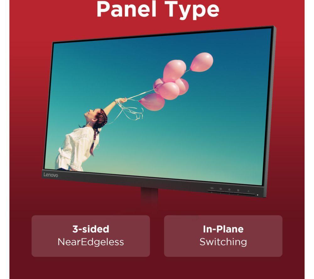 LENOVO L24-4e Full HD 23.8" IPS Monitor - Raven Black
