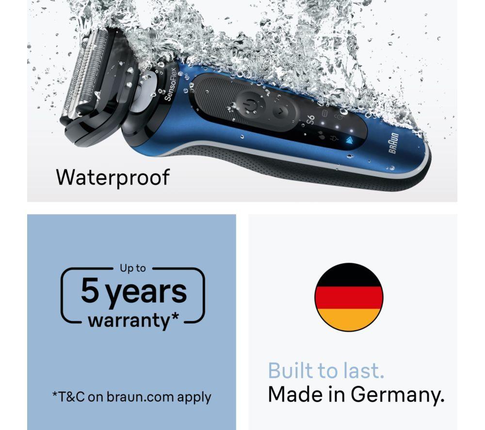BRAUN Series 6 62-B1200s Electric Wet & Dry Foil Shaver - Blue