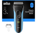 BRAUN Series 3+ 3040s Electric Wet & Dry Foil Shaver - Black