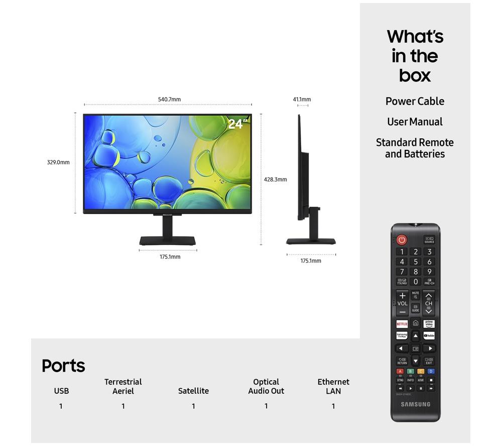 SAMSUNG UE24F6000FKXXU 24" Smart Full HD HDR LED TV