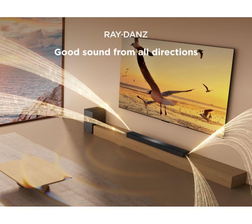 Barra de sonido inalámbrica TCL Q65H 5.1 con Dolby Atmos y DTS:X