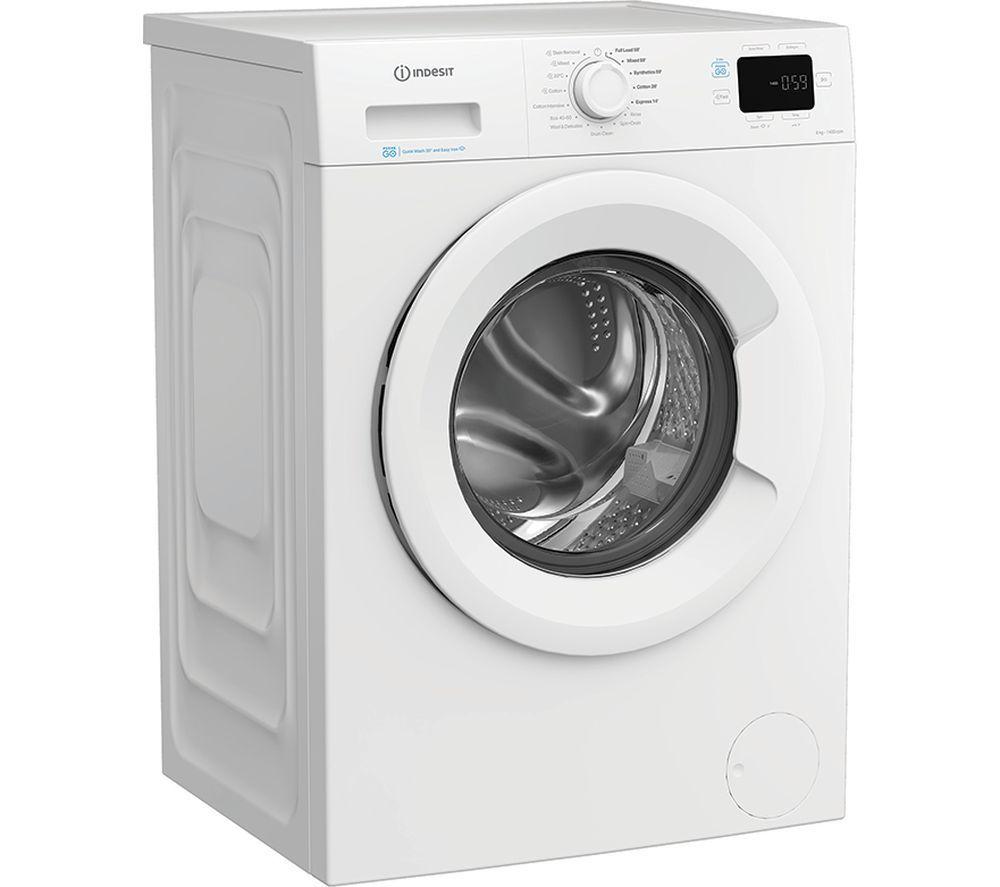 INDESIT Push&Go IP 846 PUSH&GO UK Lavadora de 8 kg y 1400 rpm - Blanca