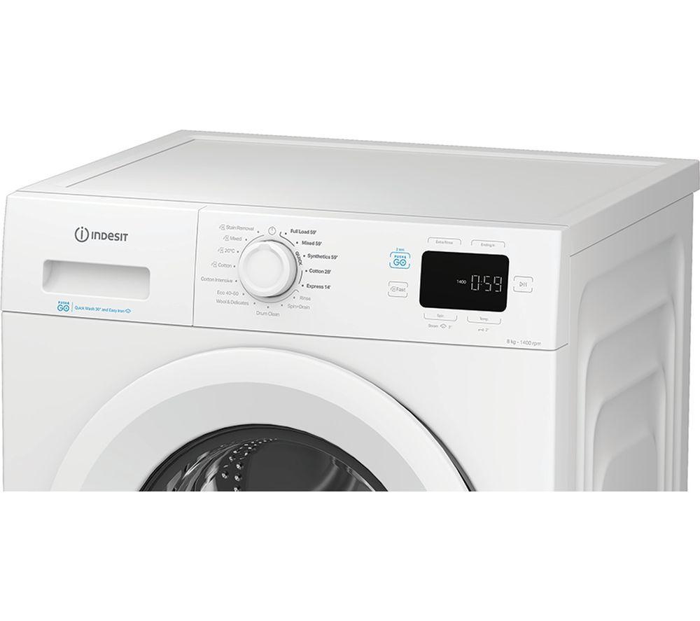 INDESIT Push&Go IP 846 PUSH&GO UK Lavadora de 8 kg y 1400 rpm - Blanca