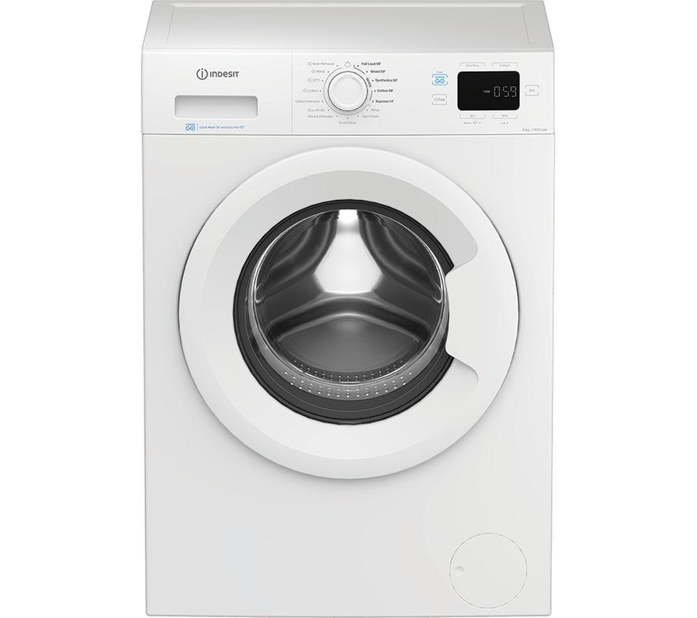 INDESIT Push&Go IP 846 PUSH&GO UK Lavadora de 8 kg y 1400 rpm - Blanca