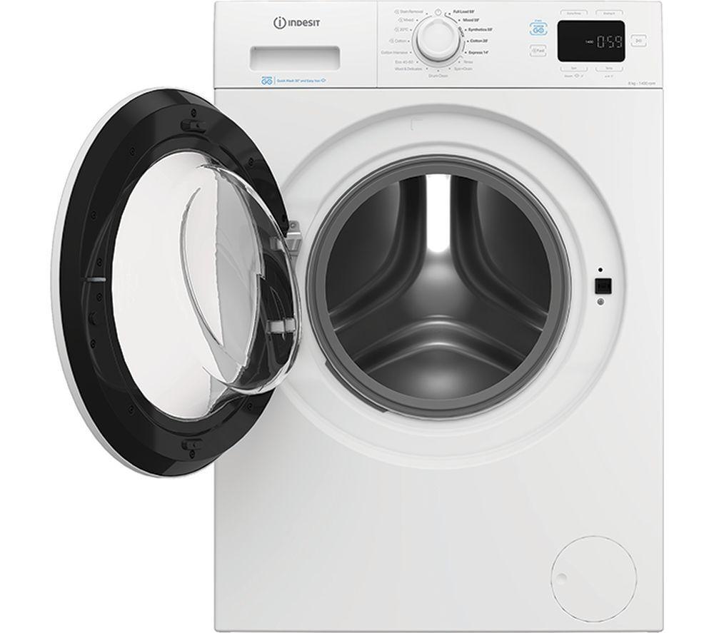 INDESIT Push&Go IP 846 PUSH&GO UK Lavadora de 8 kg y 1400 rpm - Blanca