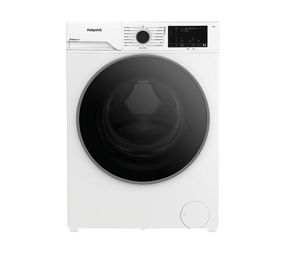 HOTPOINT FabricCare HBCA 103 CARE UK 10 kg 1400 Spin Washing Machine - White