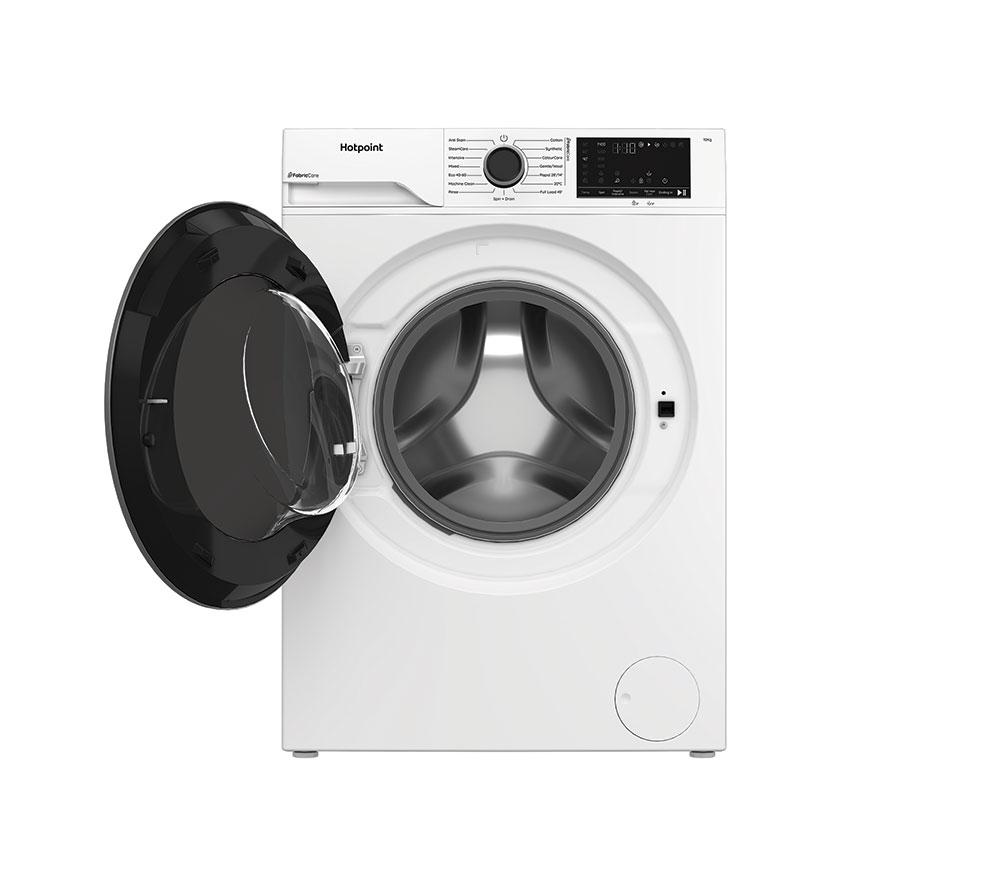 Lavadora HOTPOINT FabricCare HBCA 103 CARE UK de 10 kg y 1400 rpm - Blanca