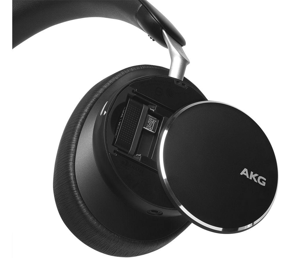 Audífonos híbridos inalámbricos Bluetooth con cancelación de ruido AKG N9 - Negro