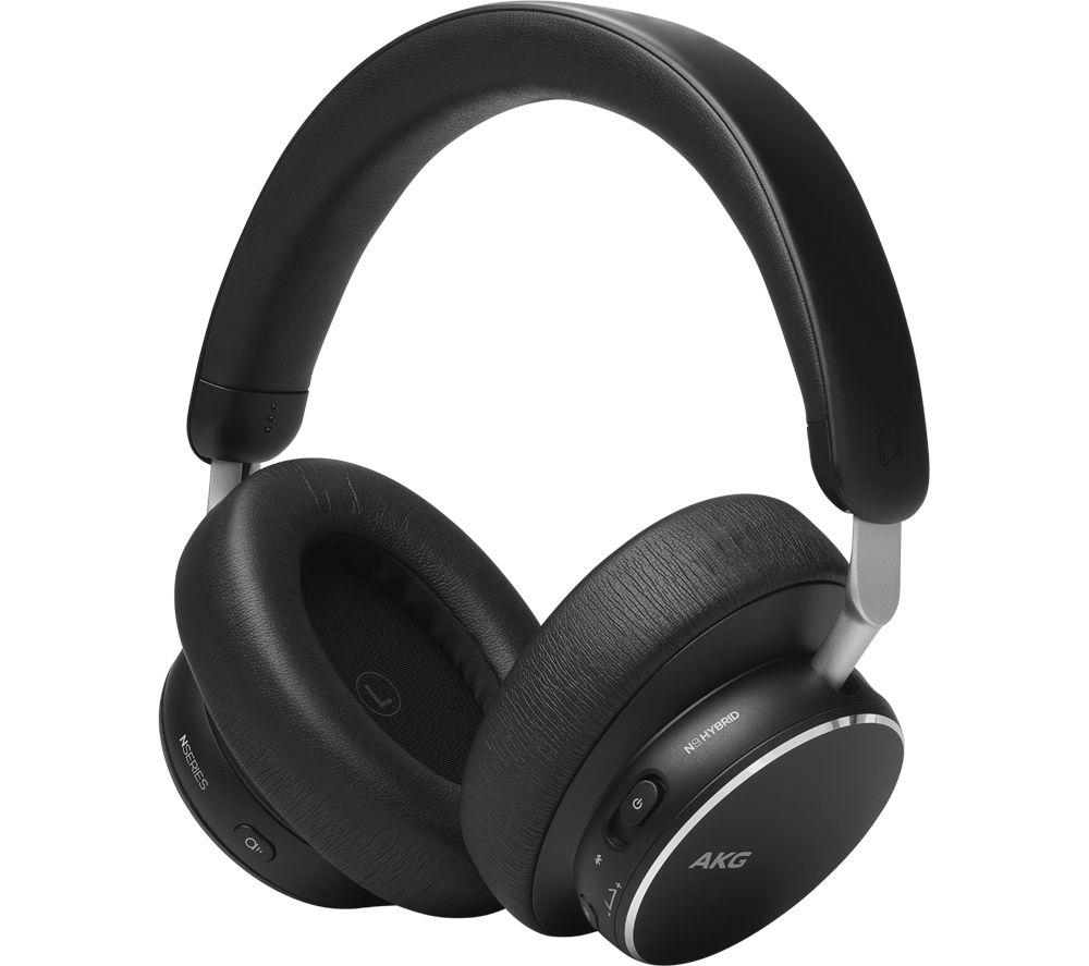 Audífonos híbridos inalámbricos Bluetooth con cancelación de ruido AKG N9 - Negro