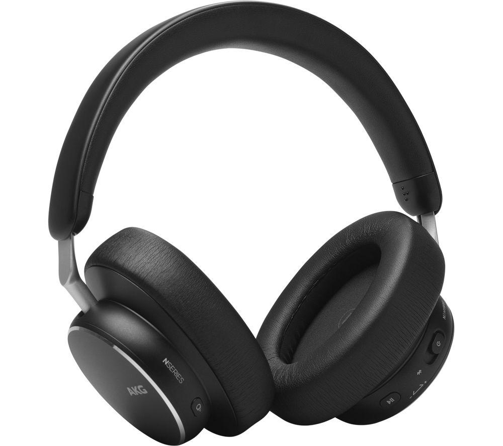 Audífonos híbridos inalámbricos Bluetooth con cancelación de ruido AKG N9 - Negro