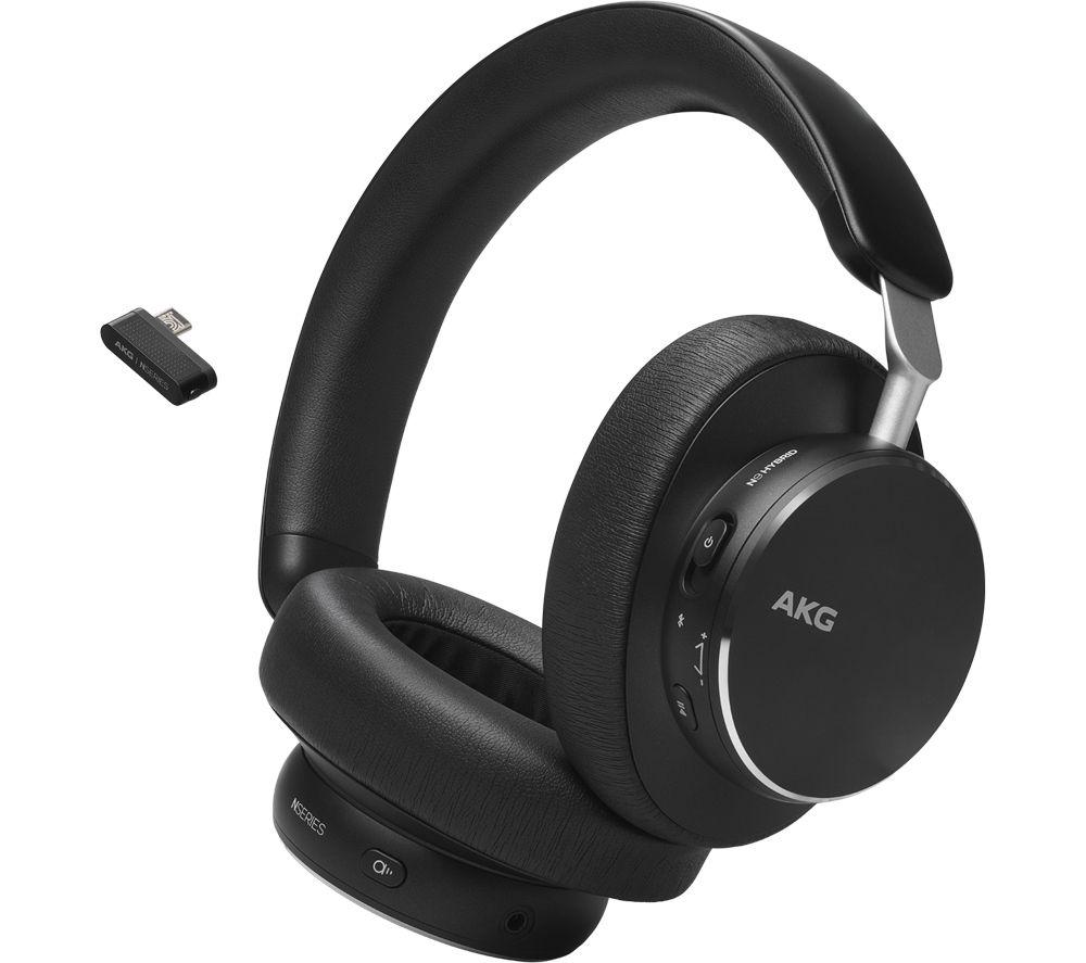 Audífonos híbridos inalámbricos Bluetooth con cancelación de ruido AKG N9 - Negro