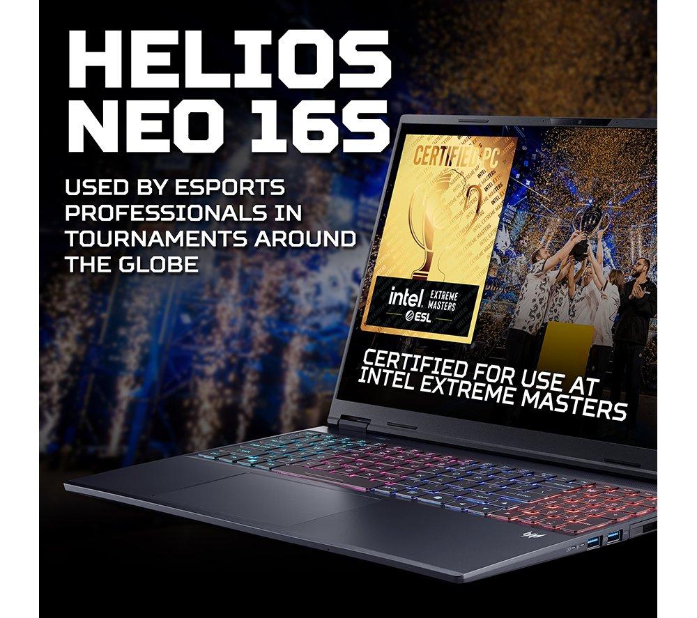 ACER Predator Helios Neo 16S AI 16" Gaming Laptop - Intel® Core™ Ultra 9, RTX 5070 Ti, 1 TB SSD