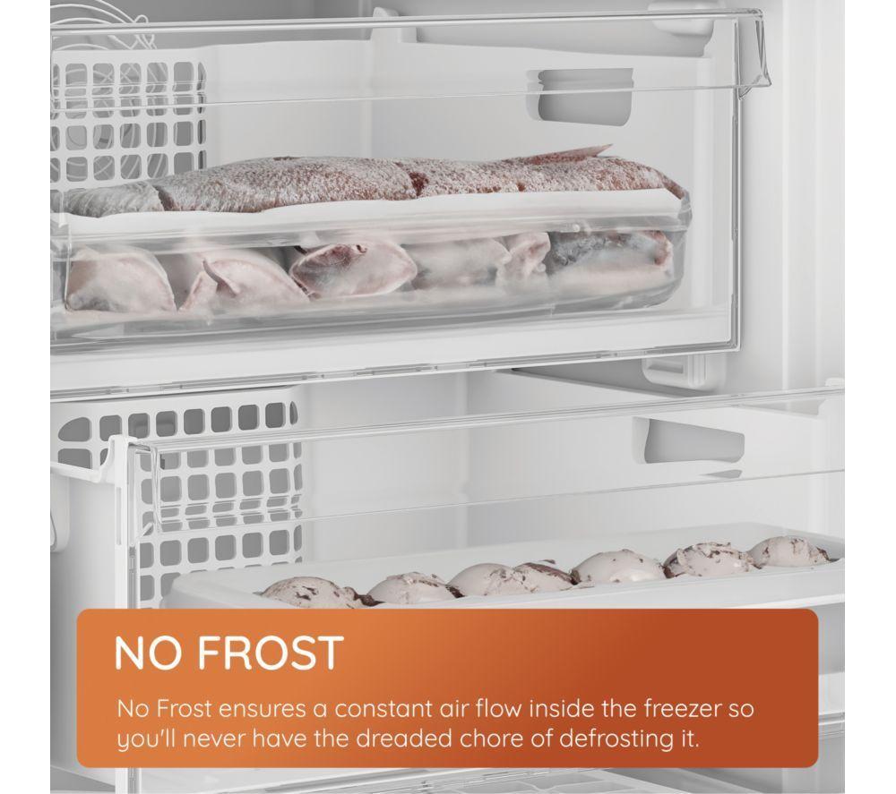HOTPOINT No Frost HPKH 1261W S4UK 50/50 Fridge Freezer - Silver