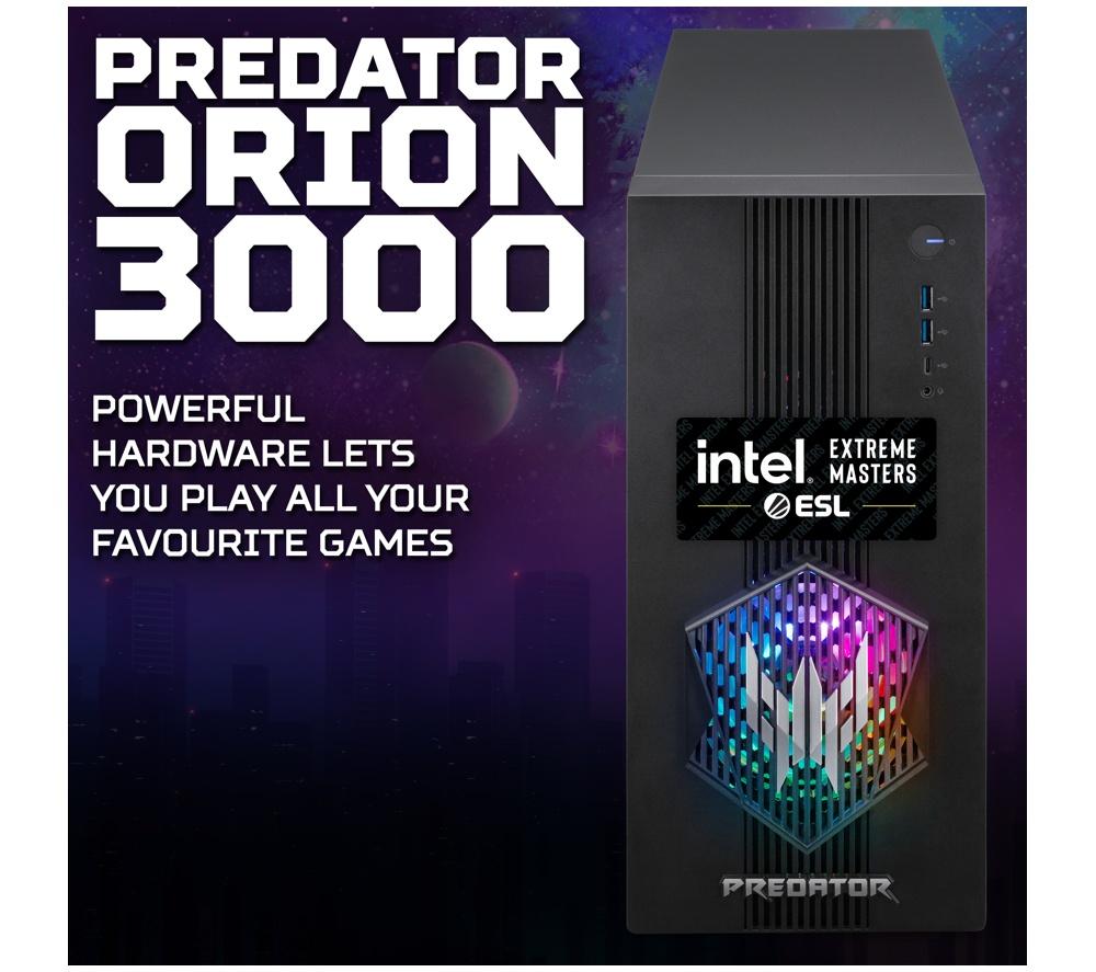 ACER Predator Orion 3000 PO3-665 Gaming PC - Intel® Core™ i7, RTX 5060, 1 TB SSD
