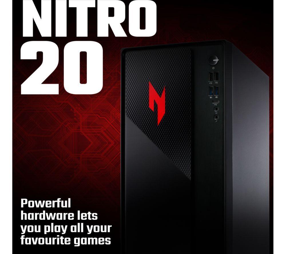 ACER Nitro N20-100 Gaming PC - Intel® Core™ i5, RTX 3050, 1 TB SSD