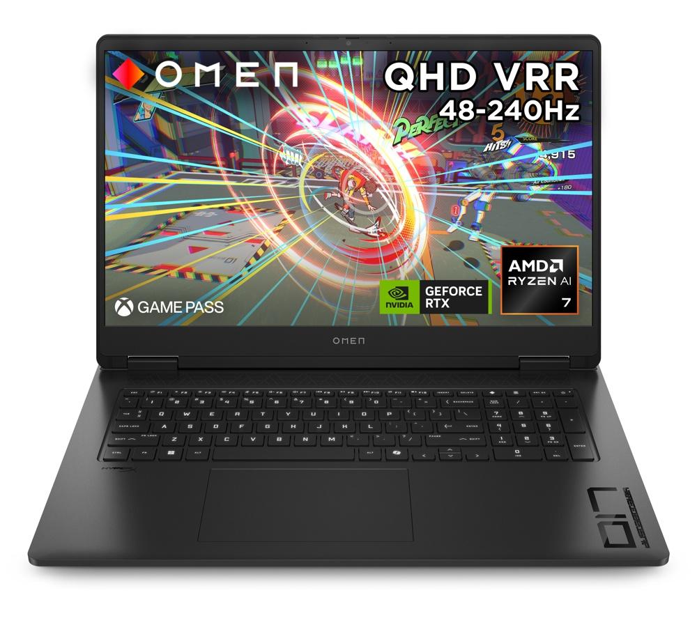 HP OMEN 17-db1505na 17.3" Gaming Laptop - AMD Ryzen AI 7, RTX 5060, 1 TB SSD