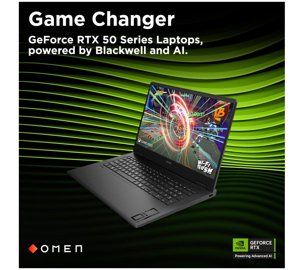 HP OMEN 17-db1505na 17.3" Gaming Laptop - AMD Ryzen AI 7, RTX 5060, 1 TB SSD