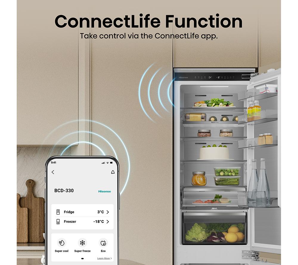 HISENSE RB5B280SSWC Frigorífico congelador inteligente integrable 70/30 - Bisagra fija