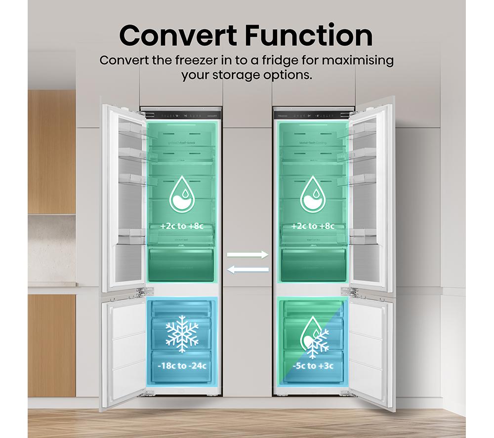 HISENSE RB5B280SSWC Frigorífico congelador inteligente integrable 70/30 - Bisagra fija