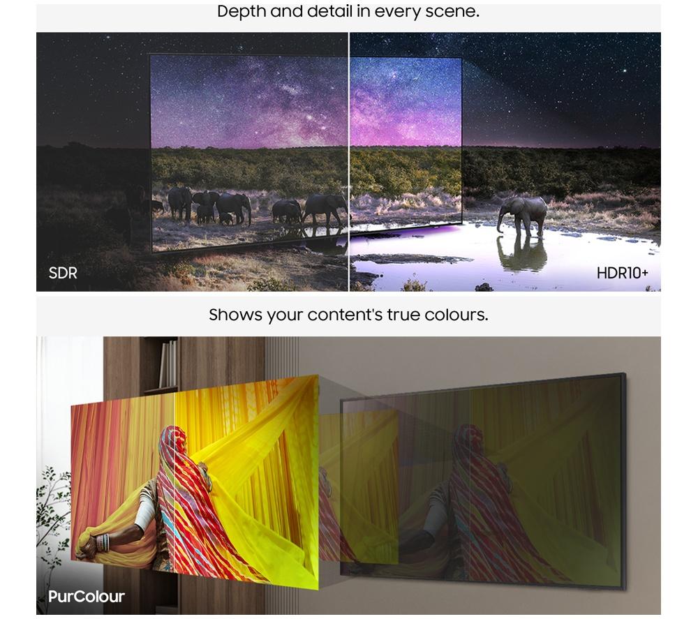 Televisor LED HDR Smart HD Ready SAMSUNG UE32H5000FKXXU de 32"